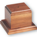 Genuine Walnut Base (3 1/2"x3 1/2"x3 5/8")